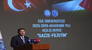 Adalet Bakanı Tunç, Ege Üniversitesi Akademik Yıl Açılış Töreni'nde konuştu: