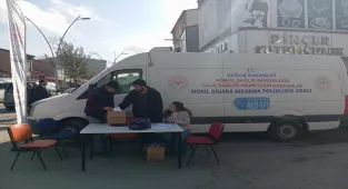 Ağrı'da Mobil Sigara Bırakma Poliklinik Aracı hizmete başladı