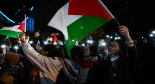 Ankara'da Küresel Sumud Filosu'na destek eylemi düzenlendi