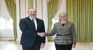Azerbaycan Cumhurbaşkanı Aliyev, AGİT Dönem Başkanı ve Finlandiya Dışişleri Bakanı Valtonen'i kabul etti