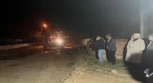 Bahşılı'da sağanak etkili oldu