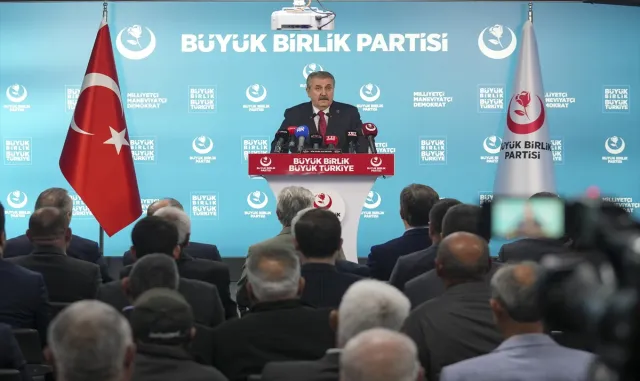 BBP Genel Başkanı Destici, gündemi değerlendirdi: