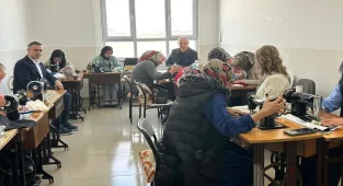 Beypazarı Halk Eğitim Merkezi Müdürü Sevimli'den kurslara ziyaret