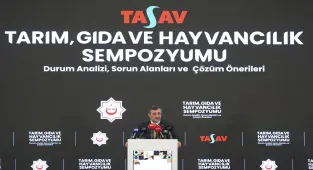 Cumhurbaşkanı Yardımcısı Yılmaz, Tarım, Gıda ve Hayvancılık Sempozyumunda konuştu:
