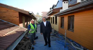 Edirne'de Dar Çarşının restorasyonu sürüyor
