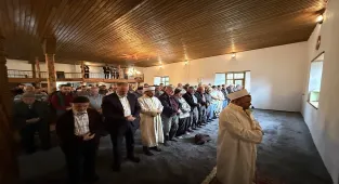 Isparta'da Akkoca Camisi 60 yıl sonra yeniden ibadete açıldı