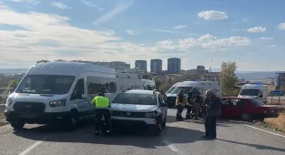 Kırıkkale'deki trafik kazasında 4 kişi yaralandı