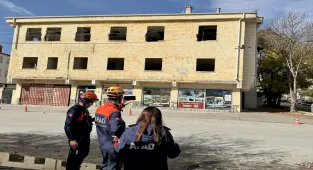 Kırşehir'de deprem tatbikatı yapıldı