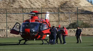 Malatya'da ambulans helikopter bir günde 3 hayatı kurtardı