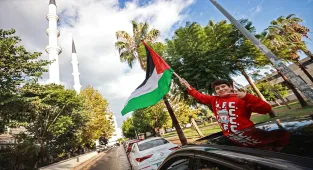 Mersin'de Filistin İçin Büyük Özgürlük Konvoyu yapıldı