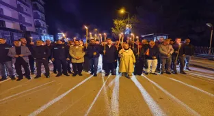 Orta'da fener alayı yürüyüşü gerçekleştirildi