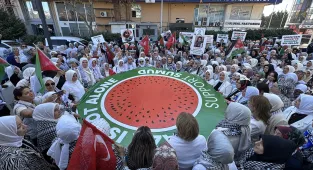 Sakarya ve çevre illerde AK Parti'li kadınlar Gazze'nin sesi oldu