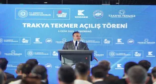 Sanayi ve Teknoloji Bakanı Kacır Tekirdağ'da TEKMER açılışında konuştu: