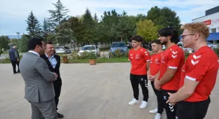 Türkiye Cimnastik Federasyonu Başkanı Suat Çelen'den milli sporculara ziyaret