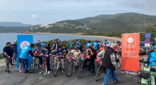 Bodrum'da Pedal çevir, adım at etkinliği düzenlendi