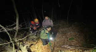 Bursa'da Saitabat Şelalesi mevkisinde yürüyüş yaparken mahsur kalan 2 kişi kurtarıldı