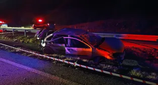 Çorum'da devrilen otomobildeki 1 kişi öldü, 2 kişi yaralandı