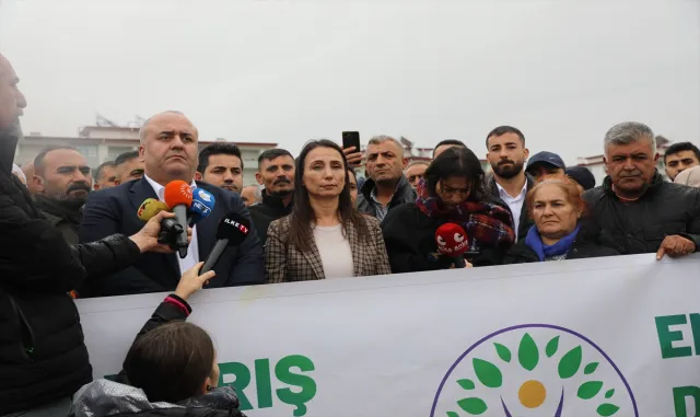 DEM Parti Eş Genel Başkanı Hatimoğulları ve milletvekili Çiçek'ten Selahattin Demirtaş'a ziyaret