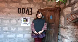 Eskişehir'de Sevcan Saribaş'ın kişisel sergisi Güney sanatseverlere kapısını açtı