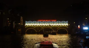 Hollanda'da Amsterdam Işık Festivali başladı