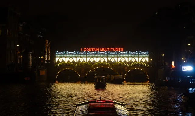 Hollanda'da Amsterdam Işık Festivali başladı