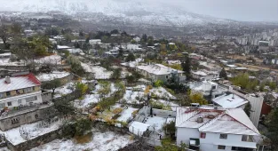 Kayseri'de kar yağışı etkili oldu