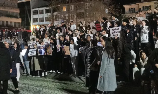 Kırklareli'nde Rümeysa Sanpur'un öldürülmesi protesto edildi