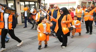 Ordu'da LÖSEV tarafından farkındalık yürüyüşü düzenlendi