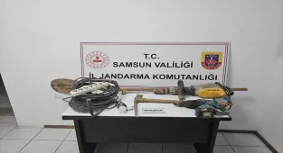Samsun'da kaçak kazı yapan 7 kişi suçüstü yakalandı