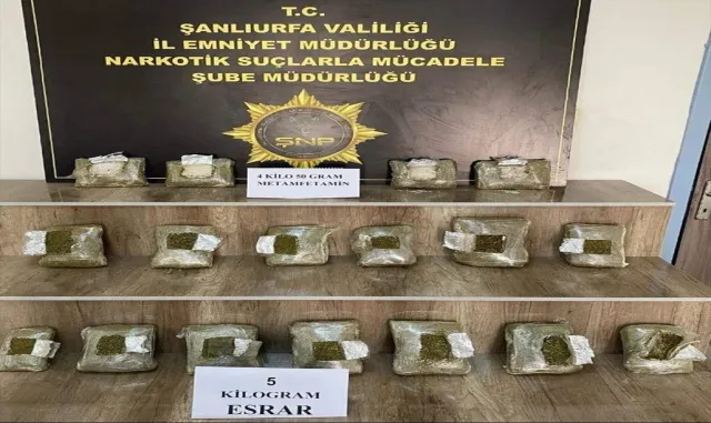 Şanlıurfa'da uyuşturucu operasyonunda 2 şüpheli yakalandı