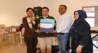 Seydişehir'de üniversite öğrencilerine anne yemekleri ikram edildi