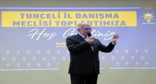 TDT Aksakallar Konseyi Başkanı Yıldırım, Tunceli İl Danışma Meclisi Toplantısı'nda konuştu: