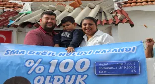 Tekirdağ'da SMA'lı Hulusi Sert için yürütülen kampanya tamamlandı