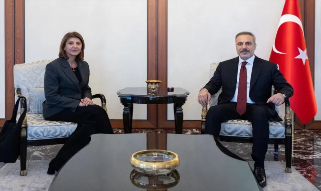 Bakan Fidan, BM Kıbrıs Temsilcisi Cuellar ile bir araya geldi