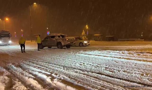Bolu Dağı'nda ağır tonajlı araçların geçişine tekrar izin verildi