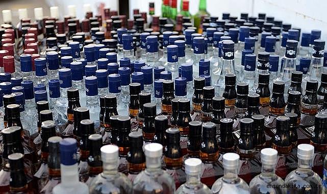 Bursa'da 495 litre kaçak alkol ele geçirildi