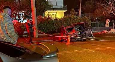 Denizli'de otomobille çarpışan elektrikli bisikletin sürücüsü öldü