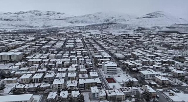Erzincan ve Ağrı'da kar yağışı etkili oldu