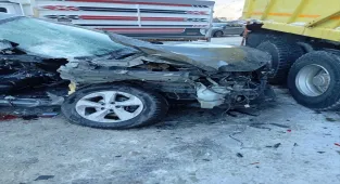 Erzurum'da tır ile SUV tipi aracın çarpıştığı kazada 6 kişi yaralandı