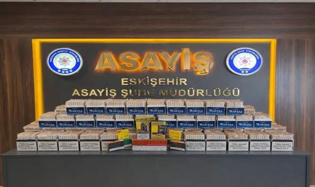 Eskişehir’de kaçakçılık operasyonunda 2 zanlı yakalandı