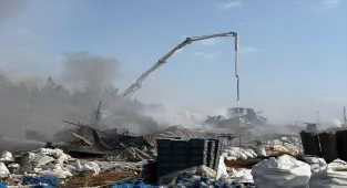 Gaziantep'te inşaat şantiyesinde çıkan yangın söndürüldü