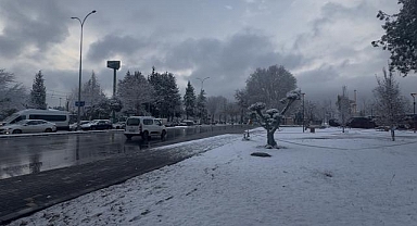 Gaziantep'te kar etkili oldu