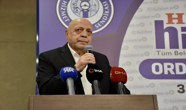 HAK-İŞ Genel Başkanı Mahmut Arslan Ordu'da konuştu: