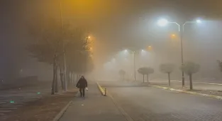 Isparta'da sis etkili oldu