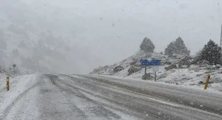 Kahramanmaraş'ta kar yağışı etkili oldu