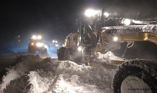 Kars Valisi Ziya Polat, karla mücadele çalışmalarını yerinde inceledi 
