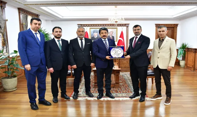 KİMDER heyetinden Kırşehir Valisi Demiryürek'e ziyaret