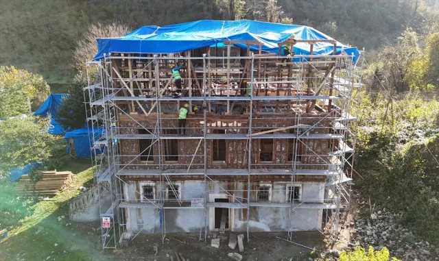 Ordu'daki 18 odalı Cevat Bey Konağı turizme kazandırılıyor