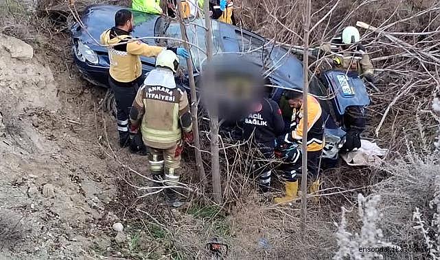 Otomobil devrildi içindeki 3 kişi hayatını kaybetti