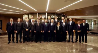 TCMB Başkanı Karahan, Bankalar Birliği Yönetim Kurulu üyeleriyle bir araya geldi